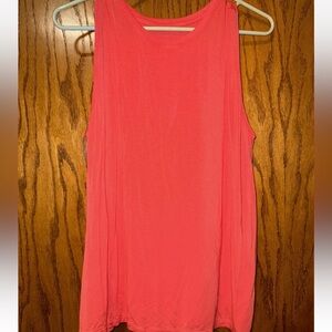 Nine West Soft Spun Burnt Orange Tank Top- XXL